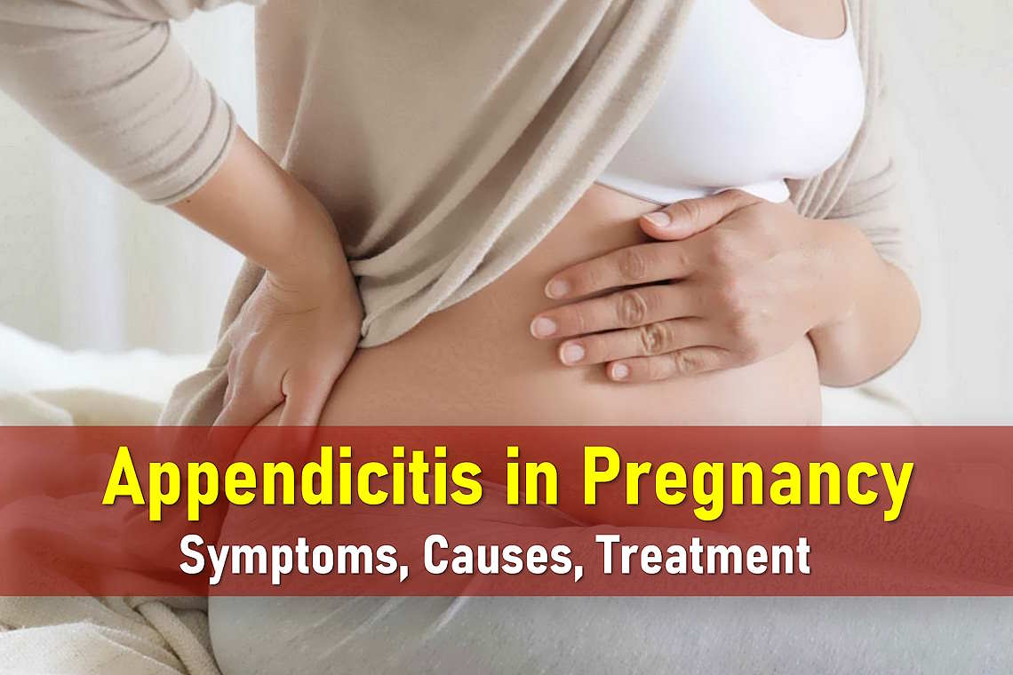 appendicitis pregnancy symptoms first trimester, third trimester, pain location