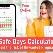 Safe days calculator, Safe days for not getting pregnant, Rhythm method calculator, Natural birth control